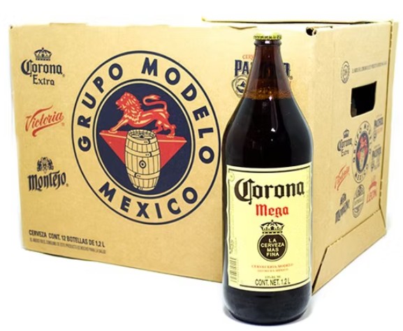 Mega Corona cartón con 12 piezas