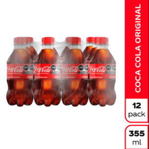 Coca-Cola Chubby 355 ml paquete con 12 piezas