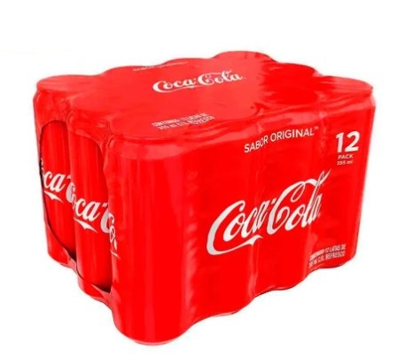 Coca-Cola lata 355 ml paquete con 12 piezas