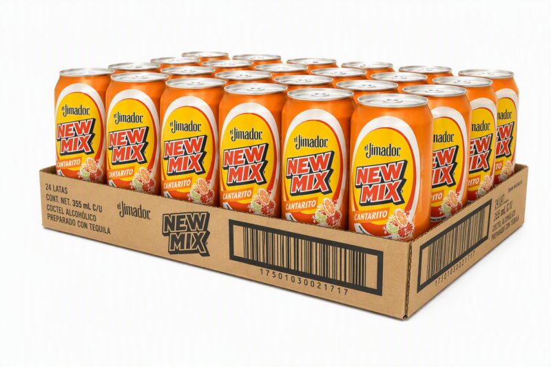 New Mix Laton 473 ml 3 sabores paquete con 24 piezas
