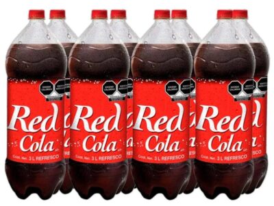 Red cola 3 litros paquete con 8 piezas