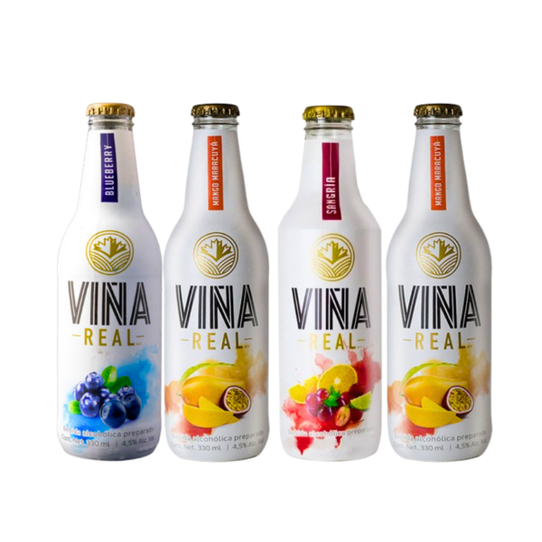 Viñareal vidrio 330 ml paquete con 18 piezas