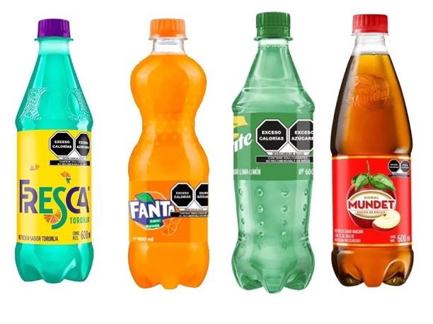 Familia Coca-Cola sabores 600 ml paquete con 12 piezas
