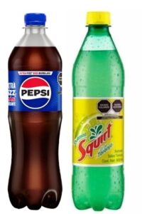 Familia Pepsicola sabores 600 ml paquete con 12 piezas
